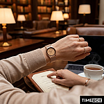 Bering 12927-366 Classic Часовник за жени Bering 12927-366 Classic. Верижка метална в златист цвят. Кварцов механизъм. Водозащита 3 АТМ (водни пръски).