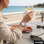Часовник за жени Candino Titanium Swiss Made C4608/1 Ladies. Верижка метална в сребрист цвят. Кварцов механизъм. Водозащита 5 АТМ (душ).