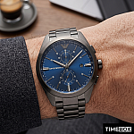 Мъжки часовник Emporio Armani AR11481 Claudio Chronograph Часовник за мъже Emporio Armani AR11481 Claudio Chronograph. Верижка метална в черен цвят. Кварцов механизъм. Водозащита 5 АТМ (душ).