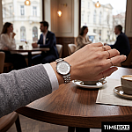 Ръчен часовник Emporio Armani AR1925 Gianni T-Bar Часовник за жени Emporio Armani AR1925 Gianni T-Bar. Верижка метална в сребрист цвят. Кварцов механизъм. Водозащита 3 АТМ (водни пръски).