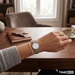 Fossil BQ3896 Tillie Часовник за жени Fossil BQ3896 Tillie. Верижка метална в сребрист цвят. Кварцов механизъм. Водозащита 5 АТМ (душ).