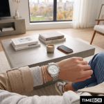 Fossil ES5217 Neutra Часовник за жени Fossil ES5217 Neutra. Верижка метална в сребрист цвят. Кварцов механизъм. Водозащита 5 АТМ (душ).