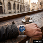 Часовник за мъже Fossil Everett FS5795. Верижка метална в сребрист цвят. Кварцов механизъм. Водозащита 5 АТМ (душ).
