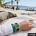 Guess GW0766L3 Часовник за жени Guess GW0766L3. Верижка силиконова в черен цвят. Кварцов механизъм. Водозащита 3 АТМ (водни пръски).