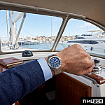 Часовник за мъже Hugo Boss 1513755 Hero Sport Lux Chronograph. Верижка метална в сребрист цвят. Кварцов механизъм. Водозащита 5 АТМ (душ).