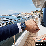 Мъжки часовник Hugo Boss 1513758 Hero Chronograph Часовник за мъже Hugo Boss 1513758 Hero Chronograph. Верижка метална в син цвят. Кварцов механизъм. Водозащита 10 АТМ (плуване).