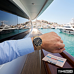 Мъжки часовник Hugo Boss 1513906 Admiral Chronograph Часовник за мъже Hugo Boss 1513906 Admiral Chronograph. Верижка метална в златист цвят. Кварцов механизъм. Водозащита 10 АТМ (плуване).