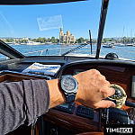 Hugo Boss 1514086 Taper Часовник за мъже Hugo Boss 1514086 Taper. Верижка естествена кожа в син цвят. Кварцов механизъм. Водозащита 5 АТМ (душ).