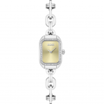 Часовник за жени Hugo Boss Hailey 1502656. Верижка метална в сребрист цвят. Кварцов механизъм. Водозащита 3 АТМ (водни пръски).