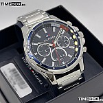 Часовник за мъже Tommy Hilfiger Mason 1791788. Верижка метална в сребрист цвят. Кварцов механизъм. Водозащита 3 АТМ (водни пръски).