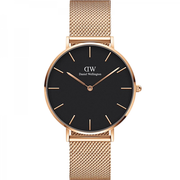 Часовник за жени Daniel Wellington Classic DW00100303. Верижка метална в златист цвят. Кварцов механизъм. Водозащита 3 АТМ (водни пръски).