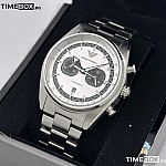 Часовник за мъже Emporio Armani Racer AR11636. Верижка метална в сребрист цвят. Кварцов механизъм. Водозащита 5 АТМ (душ).