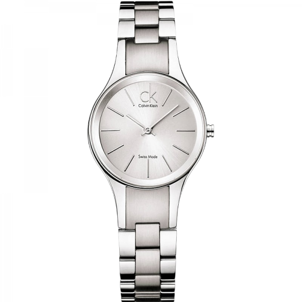 Часовник за жени Calvin Klein Simplicity K4323185. Верижка метална в сребрист цвят. Кварцов механизъм. Водозащита 3 АТМ (водни пръски).