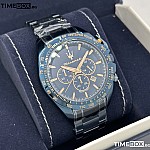 Часовник за мъже Maserati R8873612054 Traguardo. Верижка метална в син цвят. Кварцов механизъм. Водозащита 10 АТМ (плуване).