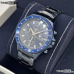 Часовник за мъже Maserati R8873640023 Sfida. Верижка метална в черен цвят. Кварцов механизъм. Водозащита 10 АТМ (плуване).