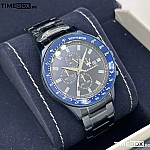 Часовник за мъже Maserati R8873640023 Sfida. Верижка метална в черен цвят. Кварцов механизъм. Водозащита 10 АТМ (плуване).