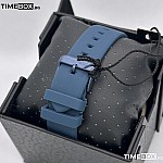 Часовник за мъже Hugo Boss 1514061 Velocity Chronograph. Верижка силиконова в син цвят. Кварцов механизъм. Водозащита 5 АТМ (душ).