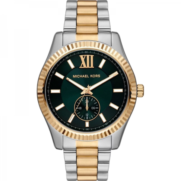 Часовник за мъже Michael Kors Runway MK9063. Верижка метална в златист цвят. Кварцов механизъм. Водозащита 5 АТМ (душ).