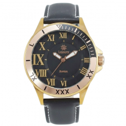 Luxxery Boston Montre Business BOS11 Rose Gold
