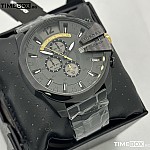 Часовник за мъже Diesel DZ4479 Mega Chief Chronograph. Верижка метална в черен цвят. Кварцов механизъм. Водозащита 10 АТМ (плуване).