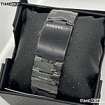 Часовник за мъже Diesel DZ4479 Mega Chief Chronograph. Верижка метална в черен цвят. Кварцов механизъм. Водозащита 10 АТМ (плуване).
