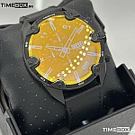 Часовник за мъже Diesel DZ4667 Spiked. Верижка естествена кожа в черен цвят. Кварцов механизъм. Водозащита 5 АТМ (душ).
