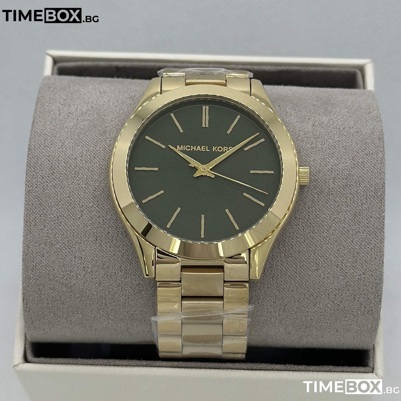 Michael Kors MK3435 Slim Runway | Златист часовник за жени