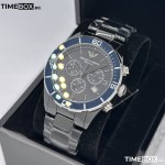 Часовник за мъже Emporio Armani AR1429 Ceramica Leo Chronograph. Верижка керамика в черен цвят. Кварцов механизъм. Водозащита 5 АТМ (душ).