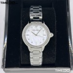 Часовник за жени Emporio Armani AR11596 Mia. Верижка метална в сребрист цвят. Кварцов механизъм. Водозащита 5 АТМ (душ).