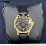 Часовник за жени Maserati Epoca Lady R8851118501. Верижка естествена кожа в черен цвят. Кварцов механизъм. Водозащита 10 АТМ (плуване).