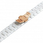 Часовник за {/lowcase} верижка armani ar1417 - 18мм за дамски часовник. верижка {lowcase} в бял цвят.  механизъм. Водозащита .