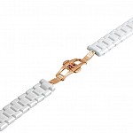 Часовник за {/lowcase} верижка armani ar1417 - 18мм за дамски часовник. верижка {lowcase} в бял цвят.  механизъм. Водозащита .