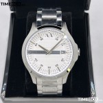 Часовник за мъже Armani Exchange AX2177 Hampton. Верижка метална в сребрист цвят. Кварцов механизъм. Водозащита 5 АТМ (душ).