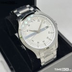 Часовник за мъже Armani Exchange AX2177 Hampton. Верижка метална в сребрист цвят. Кварцов механизъм. Водозащита 5 АТМ (душ).