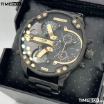 Часовник за мъже Diesel DZ7312 Mr Daddy 2.0 Oversized. Верижка метална в черен цвят. Кварцов механизъм. Водозащита 3 АТМ (водни пръски).