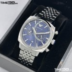 Часовник за мъже Emporio Armani AR11688 Carlo. Верижка метална в сребрист цвят. Кварцов механизъм. Водозащита 5 АТМ (душ).