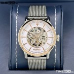 Часовник за мъже Maserati Epoca Skeleton R8823118001. Верижка метална в сребрист цвят. Автоматичен механизъм. Водозащита 10 АТМ (плуване).