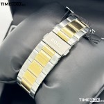 Часовник за мъже Hugo Boss 1514144 Runner. Верижка метална в златист цвят. Кварцов механизъм. Водозащита 5 АТМ (душ).