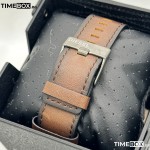 Часовник за мъже Diesel DZ7413 Mr Daddy 2.0 Oversized. Верижка естествена кожа в кафяв цвят. Кварцов механизъм. Водозащита 3 АТМ (водни пръски).