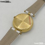 Часовник за жени Versace VCO040017 Palazzo Empire. Верижка естествена кожа в бял цвят. Кварцов механизъм. Водозащита 5 АТМ (душ).