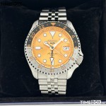 Часовник за мъже Seiko 5 SSK005K1 Sports GMT. Верижка метална в сребрист цвят. Автоматичен механизъм. Водозащита 10 АТМ (плуване).