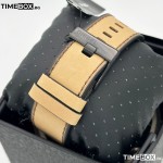 Часовник за мъже Diesel DZ7406 Mr Daddy 2.0 Oversized. Верижка естествена кожа в кафяв цвят. Кварцов механизъм. Водозащита 3 АТМ (водни пръски).