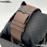 Часовник за мъже Diesel DZ7314 Mr Daddy 2.0 Oversized. Верижка естествена кожа в кафяв цвят. Кварцов механизъм. Водозащита 3 АТМ (водни пръски).