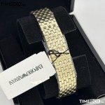 Часовник за жени Emporio Armani AR11007 Kappa Classic. Верижка метална в златист цвят. Кварцов механизъм. Водозащита 3 АТМ (водни пръски).