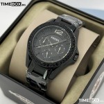 Часовник за жени Fossil ES4519 Riley. Верижка метална в черен цвят. Кварцов механизъм. Водозащита 10 АТМ (плуване).