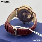 Часовник за жени Swarovski Octea Lux 5547642. Верижка естествена кожа в червен цвят. Кварцов механизъм. Водозащита 5 АТМ (душ).