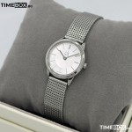 Часовник за жени Calvin Klein Minimal Slim Mesh Steel K3M23126. Верижка метална в сребрист цвят. Кварцов механизъм. Водозащита 3 АТМ (водни пръски).