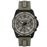 Armani Exchange AX1971 Spencer Часовник за мъже Armani Exchange AX1971 Spencer. Верижка силиконова в сив цвят. Кварцов механизъм. Водозащита 10 АТМ (плуване).