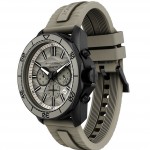 Armani Exchange AX1971 Spencer Часовник за мъже Armani Exchange AX1971 Spencer. Верижка силиконова в сив цвят. Кварцов механизъм. Водозащита 10 АТМ (плуване).