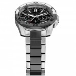 Armani Exchange AX1973 Spencer Часовник за мъже Armani Exchange AX1973 Spencer. Верижка метална в сив цвят. Кварцов механизъм. Водозащита 10 АТМ (плуване).